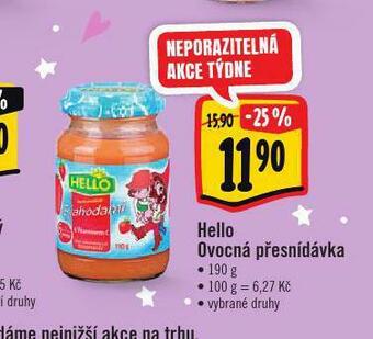 Albert Hello ovocná přesnídávka nabídka