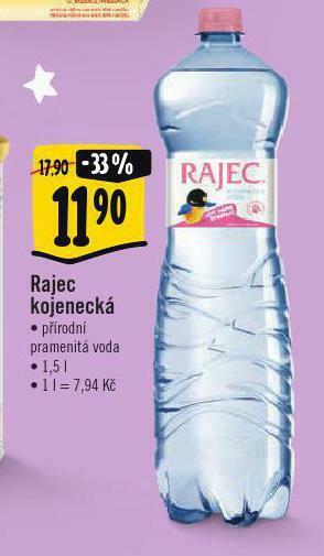 Albert Rajec kojenecká voda nabídka