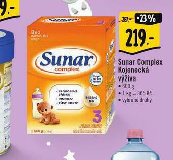 Albert Sunar complex kojenecká výživa nabídka