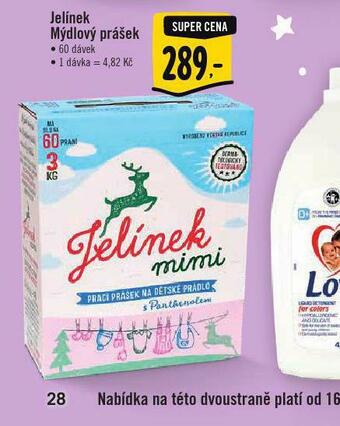 Albert Jelínek mýdlový prášek nabídka