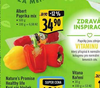 Albert Albert paprika mix nabídka