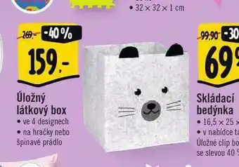 Albert Úložný látkový box nabídka