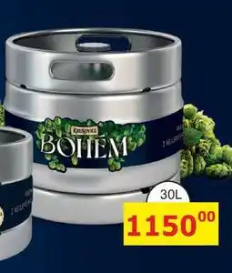 BENE Nápoje KRUŠOVICE BOHÉM 30L sud nabídka