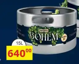 BENE Nápoje KRUŠOVICE BOHÉM 15L sud nabídka
