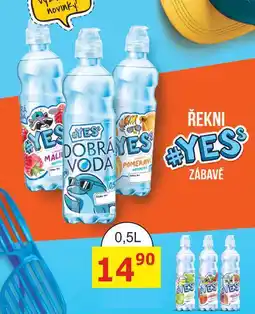 BENE Nápoje DOBRÁ VODA YES nabídka