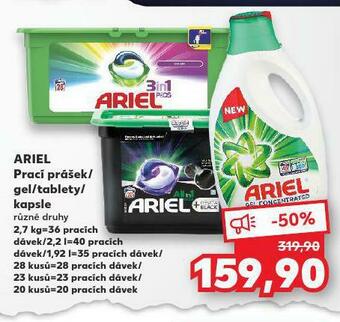 Kaufland Ariel prací prostředky nabídka