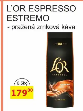 L'OR ESPRESSO ESTREMO - pražená zrnková káva