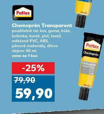 Chemoprén transparent