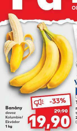 Kaufland Banány nabídka