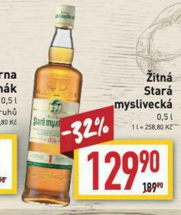 Billa Žitná stará myslivecká nabídka