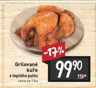 Billa Grilované kuře nabídka