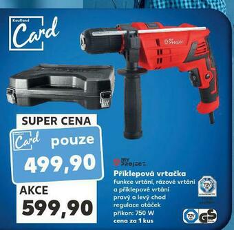 Kaufland Příklepová vrtačka nabídka