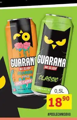 BENE Nápoje GUARANA nabídka