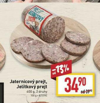 Billa Jaternicový prejt nabídka