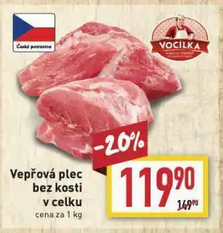 Billa Vepřová plec nabídka