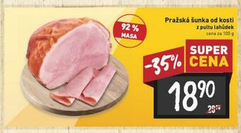 Billa Pražská šunka od kosti nabídka