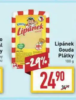 Billa Lipánek gouda sýr nabídka