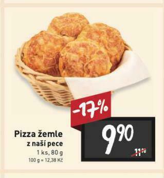 Billa Pizza žemle nabídka