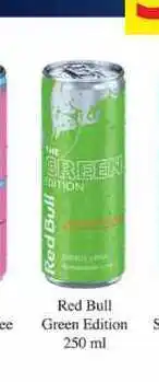 BENE Nápoje Red Bull Green Edition nabídka