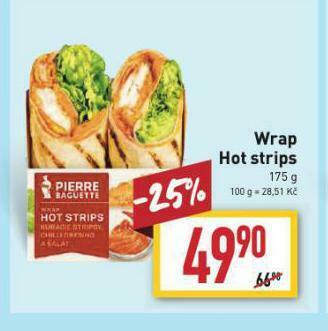 Billa Wrap hot strips nabídka