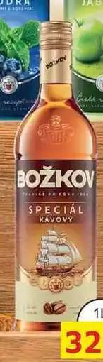 BENE Nápoje BOŽKOV SPECIÁL KÁVOVÝ nabídka
