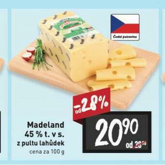 Billa Madeland sýr nabídka
