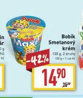 Bobík smetanový krém