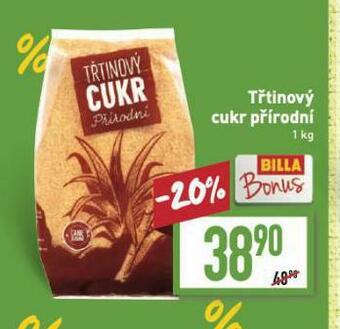 Billa Třtinový cukr nabídka