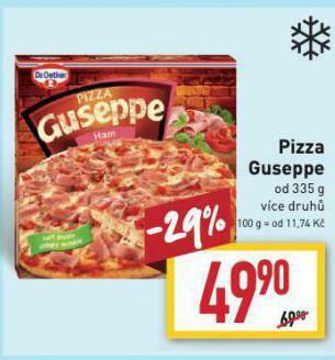 Billa Pizza guseppe nabídka