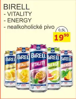 BENE Nápoje BIRELL - VITALITY/ENERGY 0,5l plechovka nabídka