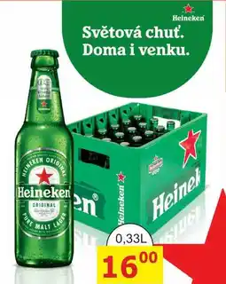 BENE Nápoje Heineken nabídka