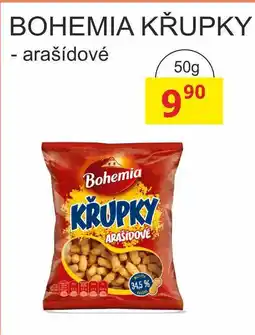 BENE Nápoje BOHEMIA KŘUPKY - arašídové nabídka
