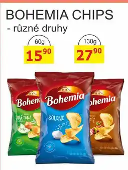 BENE Nápoje BOHEMIA CHIPS - různé druhy nabídka