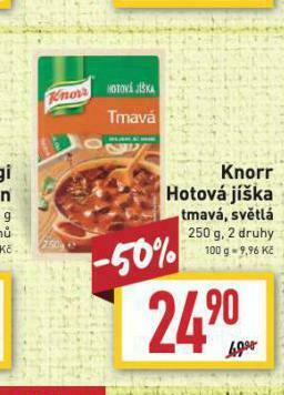 Billa Knorr hotová jíška nabídka