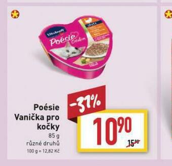 Billa Poésie vanička pro kočky nabídka