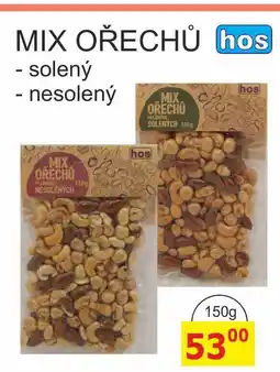 BENE Nápoje hos Mix ořechů nabídka