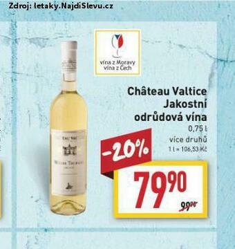 Billa Chateau valtice nabídka