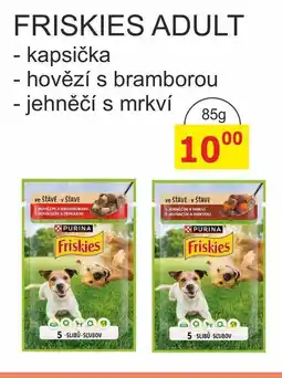 BENE Nápoje FRISKIES kapsička pro psy nabídka