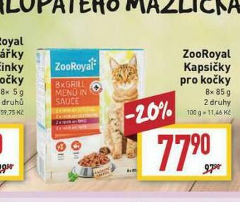 Billa Zooroyal kapsičky pro kočky nabídka