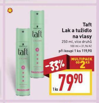 Billa Taft lak a tužidlo na vlasy nabídka