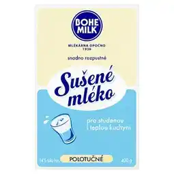 BENE Nápoje Bohe Milk Sušené mléko polotučné 400g nabídka