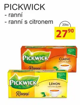 BENE Nápoje PICKWICK - ranní - ranní s citronem 20ks nabídka