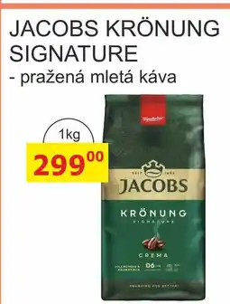 BENE Nápoje JACOBS KRÖNUNG SIGNATURE - pražená mletá káva nabídka