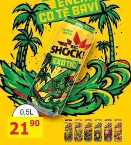 BENE Nápoje BIG SHOCK! EXOTIC nabídka