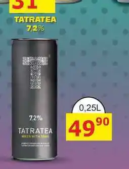 BENE Nápoje TATRATEA 7,2% nabídka