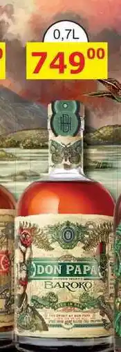 BENE Nápoje Don Papa Baroko 0,7l 40% nabídka
