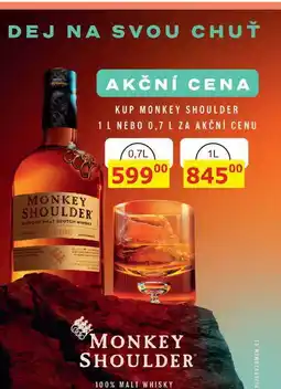 BENE Nápoje MONKEY SHOULDER BLENDED MALT SCOTCH WHISKY nabídka