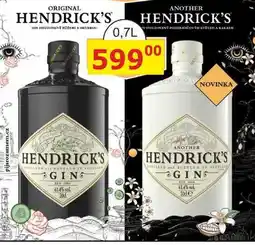 BENE Nápoje HENDRICK'S gin nabídka