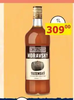 BENE Nápoje R.JELÍNEK Moravský tuzemský nabídka