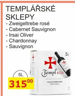 BENE Nápoje TEMPLÁŘSKÉ SKLEPY box nabídka